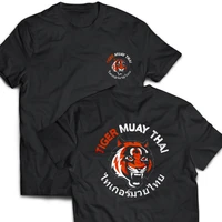 new tiger muay thai kick boxing black t shirt s to 3xl harajuku mens t shirts fashion 2019