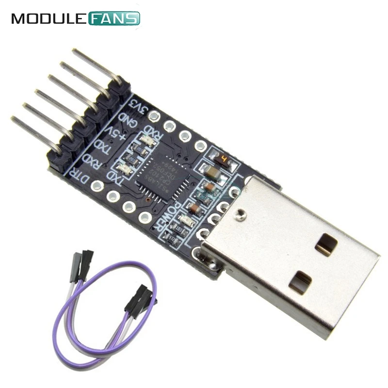 CP2102 USB 2 0 в TTL UART модуль для Arduino 6Pin серийный преобразователь STC Замена FT232 Dupont