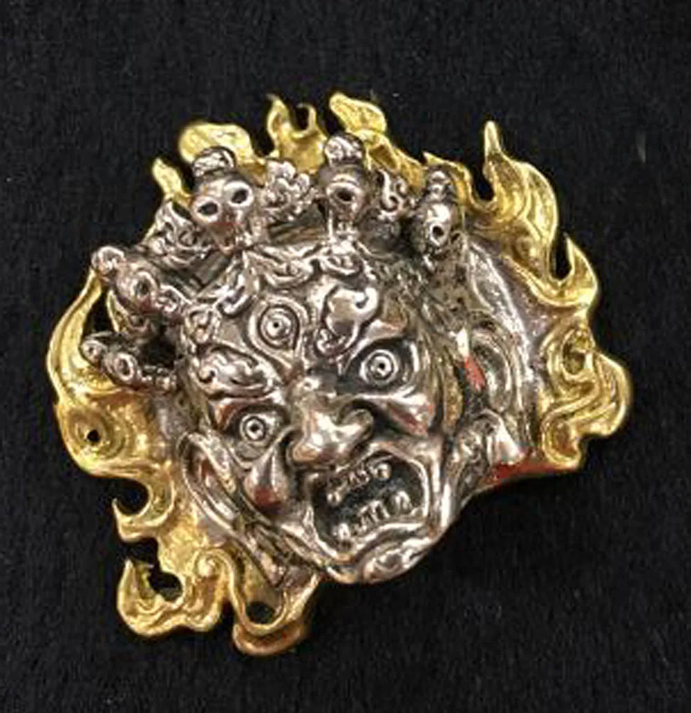 MAHAKALA тибетский буддийский алтарь байкерский кошелек коннектор цепи твердая
