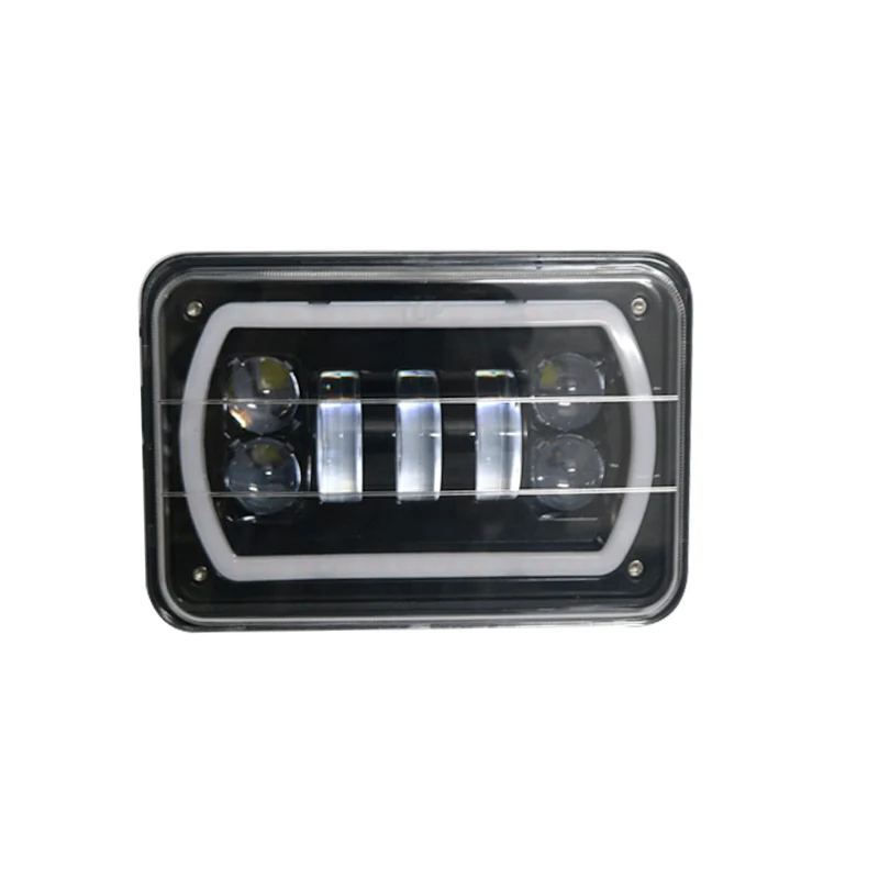 Светодиодные фары TNOOG 4x6 Halo замена прямоугольной формы с DRL янтарным поворотным