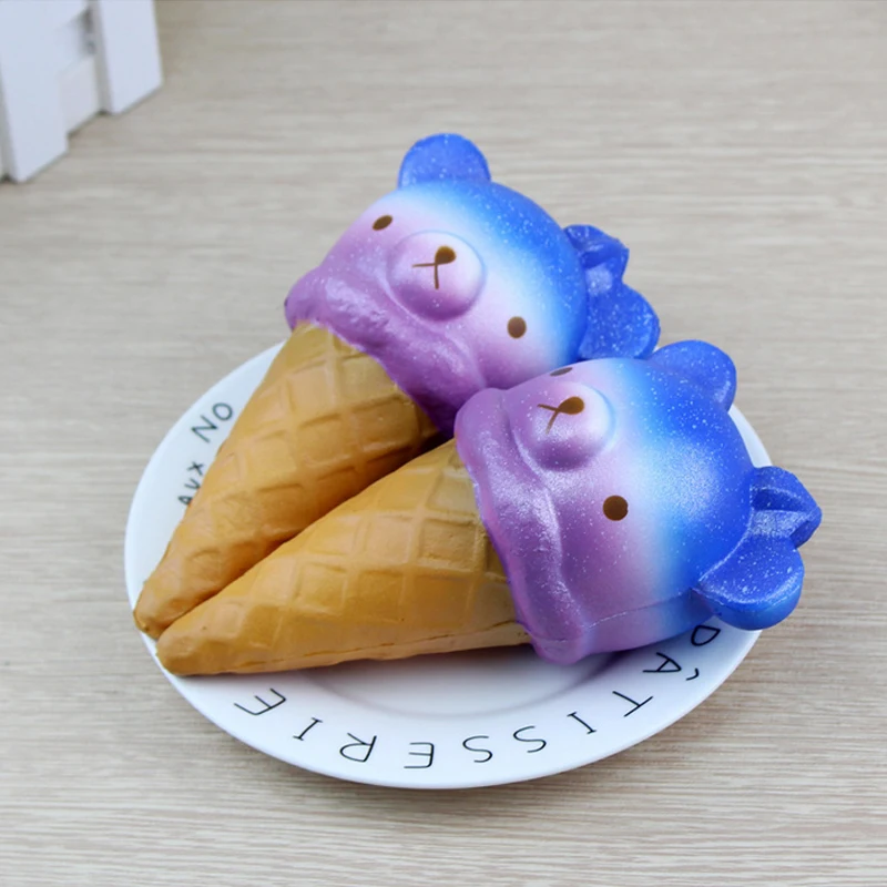 15 см Kawaii Мороженое медведь Ароматические дети мягкие игрушки замедлить рост