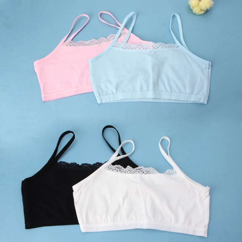

Girl Underwear Lace Bras Cotton Camisoles Sports Training Bra Top For Teens Training Bra