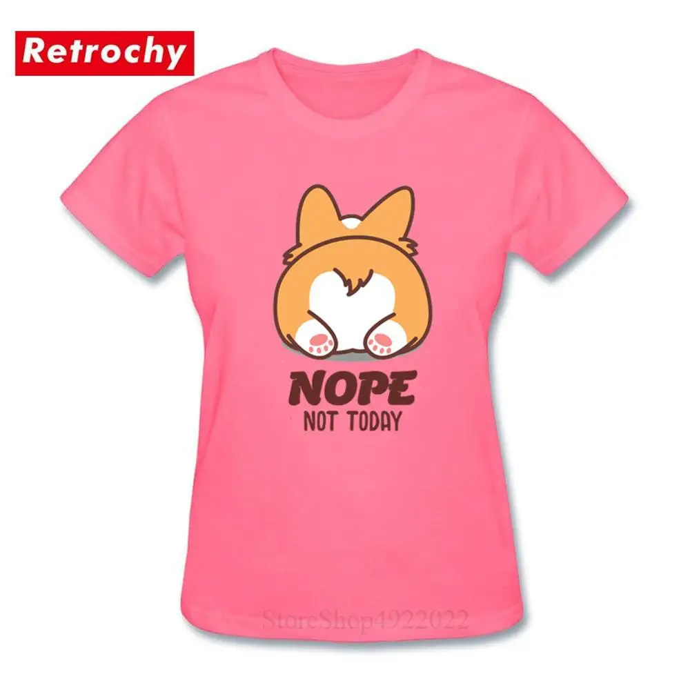 Забавная футболка Nope Not Today Corgi Dog женская с коротким рукавом для косплея Поттера