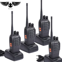 4 pz baofeng bf 888s walkie talkie uhf400 470mhz portatile ham radio cb two way palmare hf ricetrasmettitore del interphone