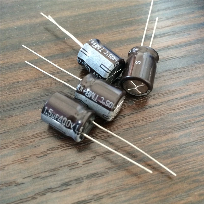 

50pcs 1.5uF 400V TMB Series 10x12.5mm Original SAM-SUNG 400V1.5uF Aluminum Electrolytic capacitor