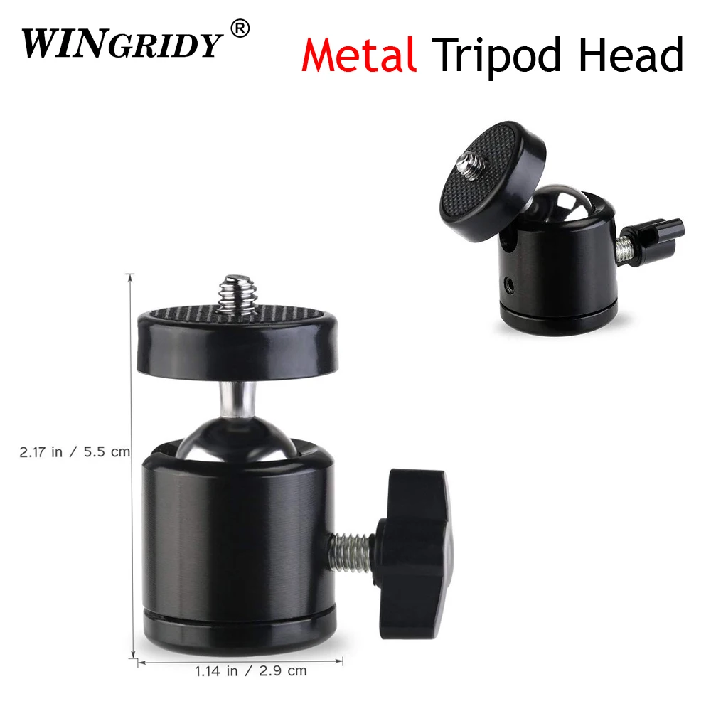 Мини штатив WINGRIDY с шаровой головкой для камер Canon Nikon Sony DSLR видеокамер DV мини со