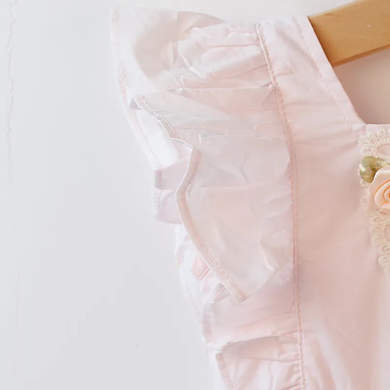 Elegant Girl Dress Summer Fashion pink Lace Bow Party tutu dress Flower Princess Wedding Dresses Baby clothes 2t-6 | Детская одежда и