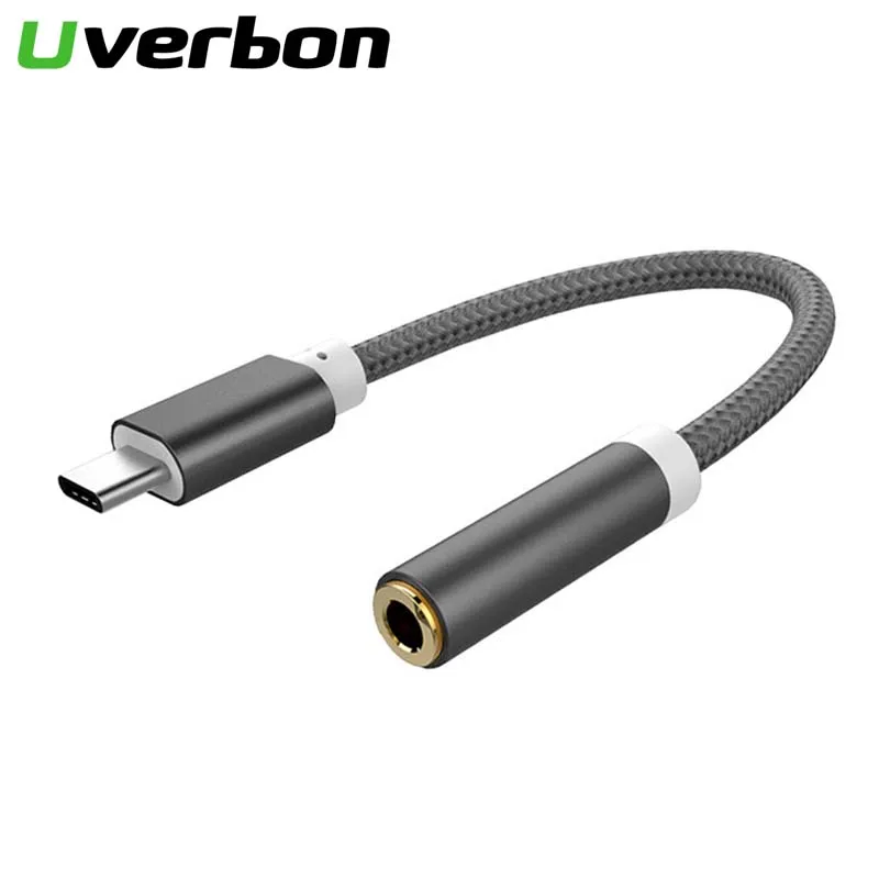 Аудиоадаптер с разъемом USB Type C папа на гнездо 3 5 мм для наушников Letv pro max 2 Xiaomi