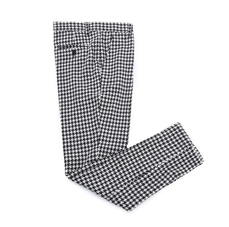 FOLOBE/белые и черные свадебные костюмы с воротником Мужской костюм Homme Mariage Masculino Terno