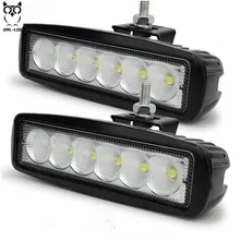 2 шт. Аксессуары для автомобилей и мотоциклов 18 Вт DRL Светодиодный