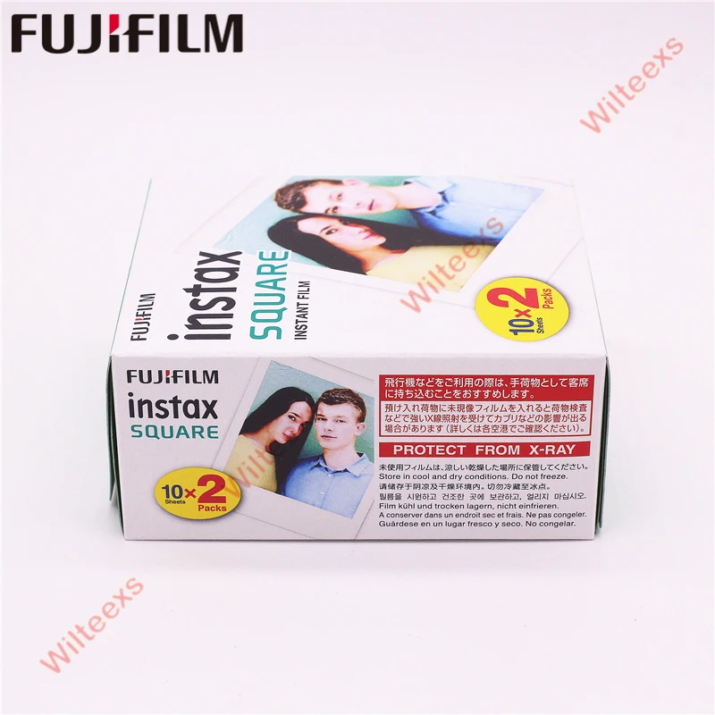 Fujifilm Instax квадратная мгновенная пленка с белыми краями 20 листов для Square SQ10