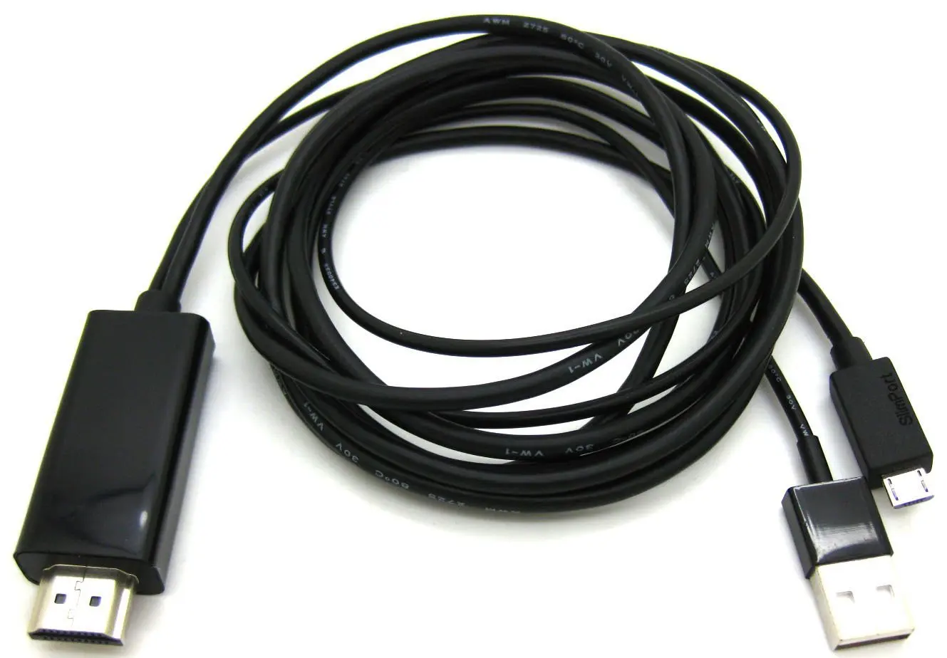 Тонкий порт мой DP Micro USB к HDMI штекеру HD адаптер кабель 186 см|usb to|adapter cablehd adapter |