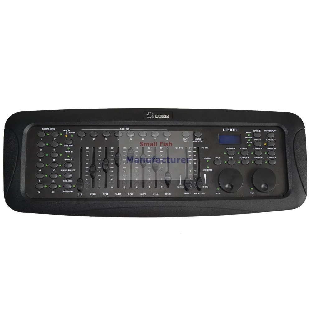 Горячая Распродажа RHINO 240 контроллер диско DMX 512 DJ консольное оборудование для