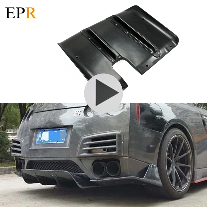 Автомобильный Стайлинг для Nissan R35 GTR LB Style Fibe стеклянный задний диффузор FRP