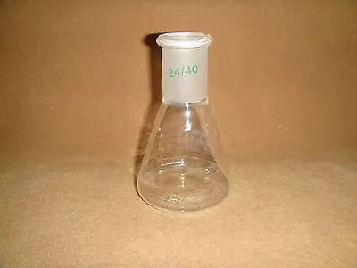 100 мл стеклянная фляга Erlenmeyer коническая шея 24/40 лабораторная фляга|conical flask|erlenmeyer