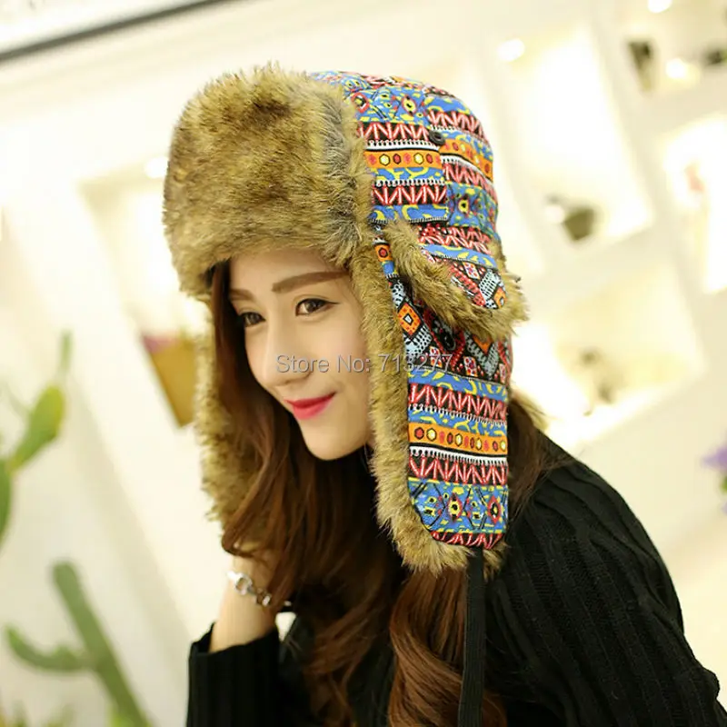 HT419 2019 Новая модная женская шапка с цветными ушками откидной крышкой теплая