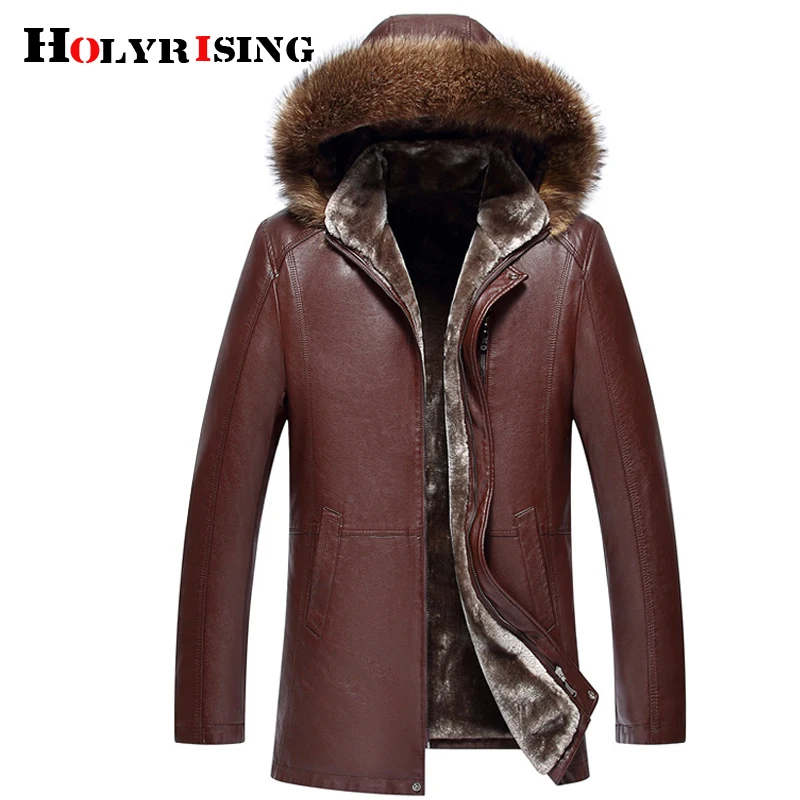 Holyrising меховое пальто мужские натуральные меховые куртки из натурального меха