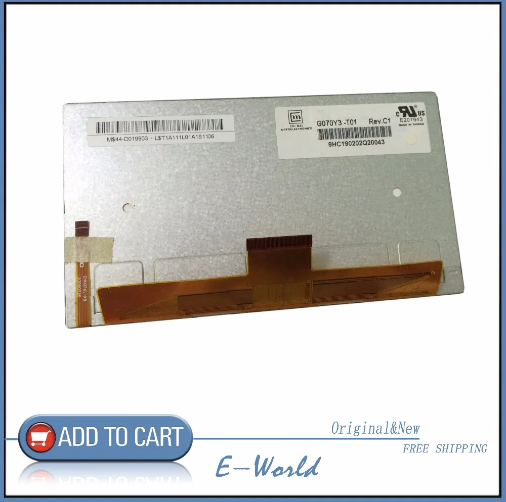 

Original 7inch LCD screen G070Y3-T01 G070Y3 for Car DVD free shipping