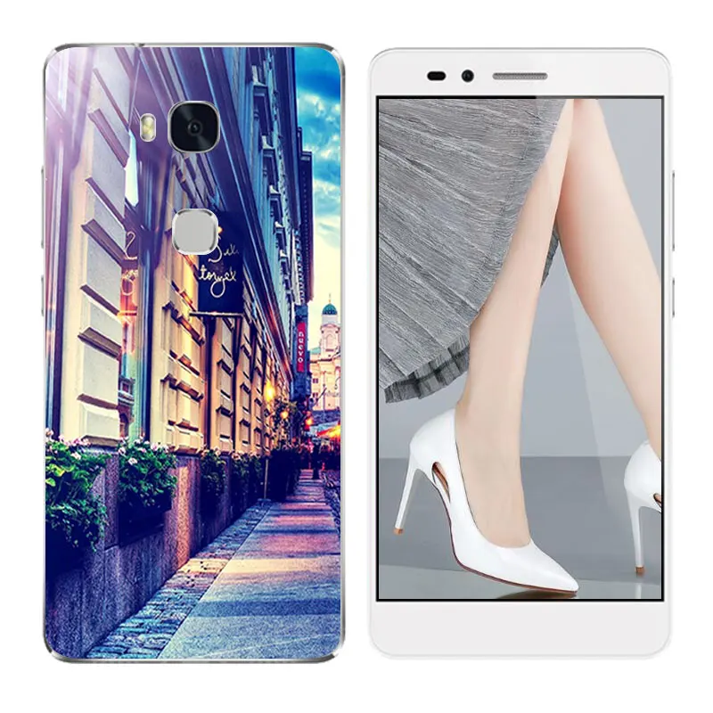 Мягкий ТПУ чехол для Huawei Honor Play 5X/Honor 5X Expression с принтом GR5 X5 KIW-TL00 KIW-TL00H |