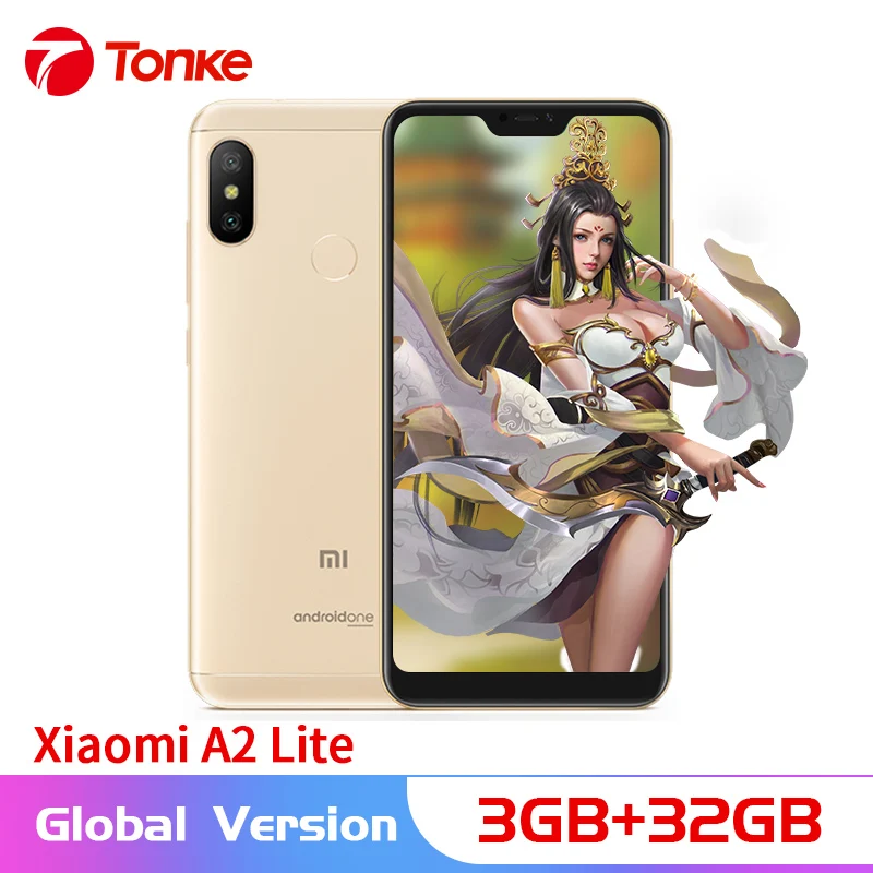 Xiaomi A2 Lite 3 Гб ОЗУ 32 ПЗУ Смартфон Snapdragon 625 Восьмиядерный процессор 12 Мп + 5 МП 2 камеры