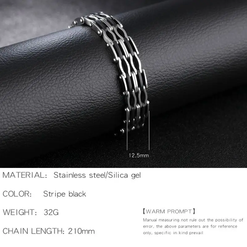 Модный браслет мужские ювелирные изделия Pulseira Masculina из нержавеющей стали
