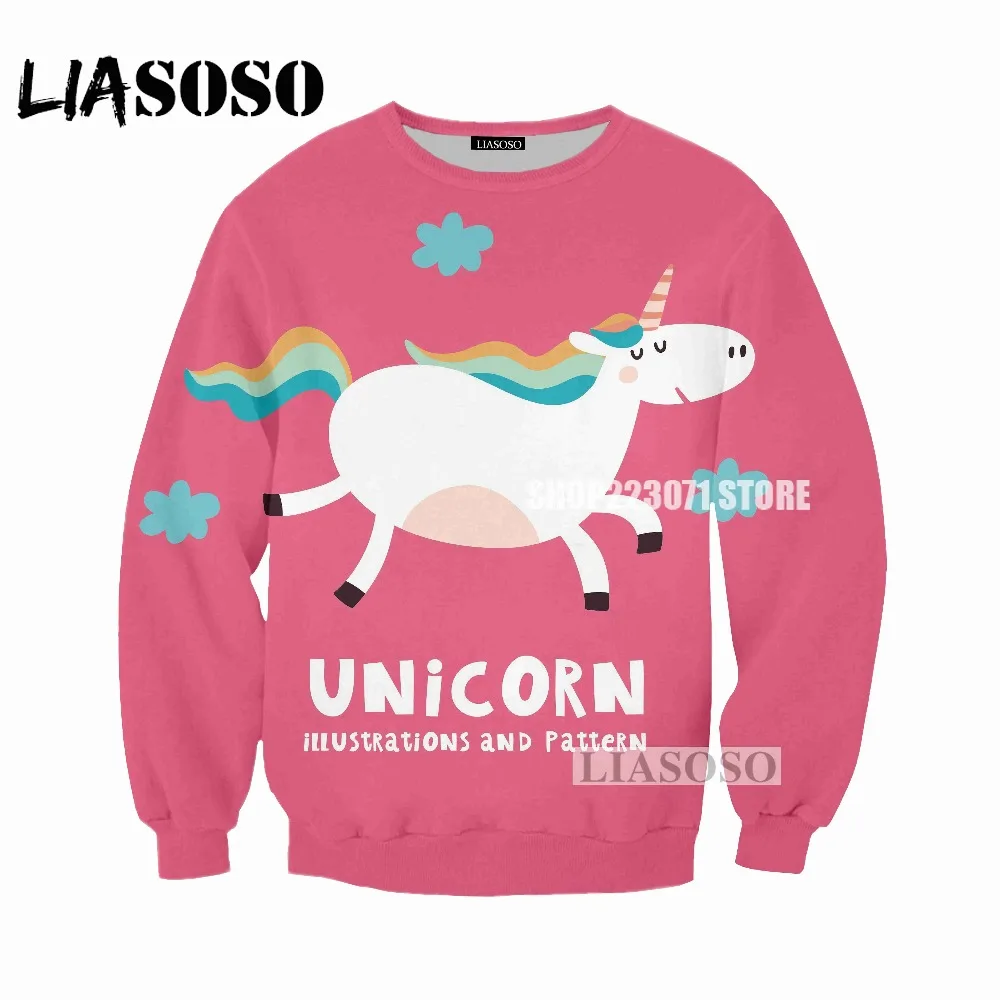 LIASOSO 2019 последняя Для мужчин и женщин толстовка с героями мультфильмов