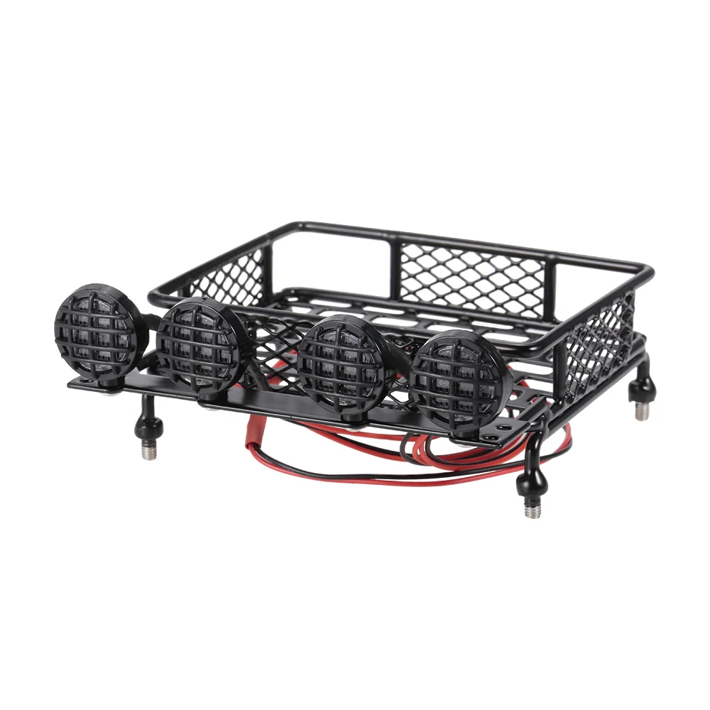 Roof Rack Luggage Carrier &amp Light Bar for 1/10 Off-Road Truck RC Car Crawler TAMIYA CR01 CC01 AXIAL SCX10 RC4WD REDCAT | Игрушки и
