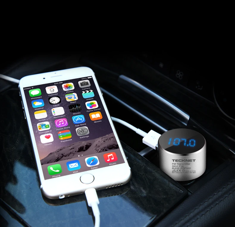 TeckNet Bluetooth автомобильное зарядное устройство в автомобиле Универсальный