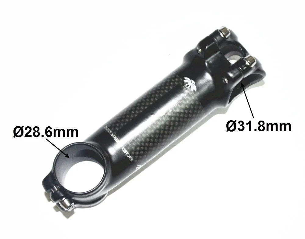 Супер легкий wacako черный матовый + глянцевый стикер сплав 3k Углеродное волокно