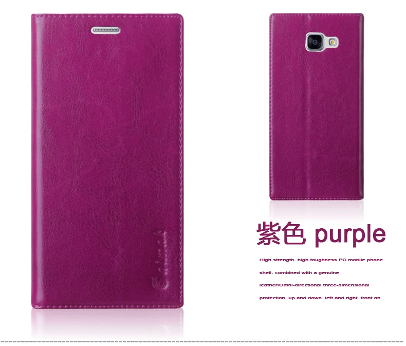 Высококачественный чехол книжка из натуральной кожи с подставкой для Samsung Galaxy A7