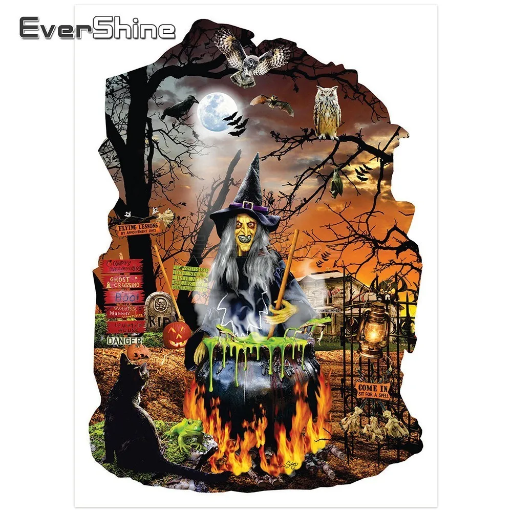 Evershine 5D DIY Diamond Embroidery Cross Stitch Scenery Pictures Of Rhinestones Painting Full Drill Square Cartoon | Дом и сад