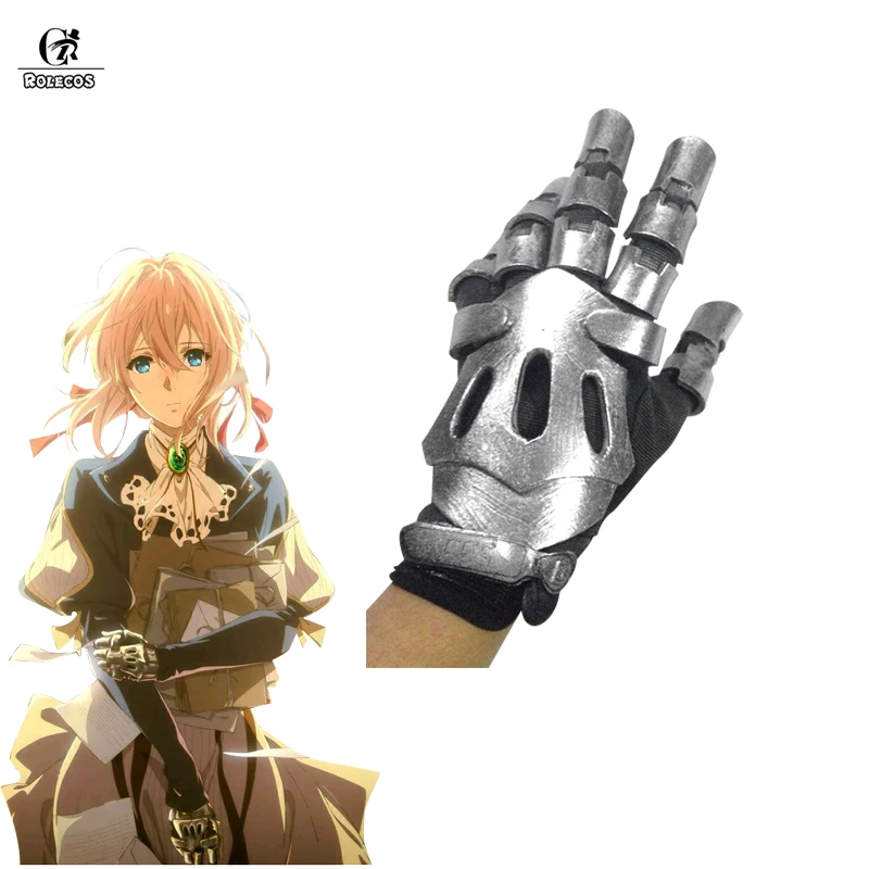 ROLECOS Violet Evergarden Броня косплей перчатки аниме аксессуары Опора искусственная конечность механическая рука Хэллоуин робот Косплей