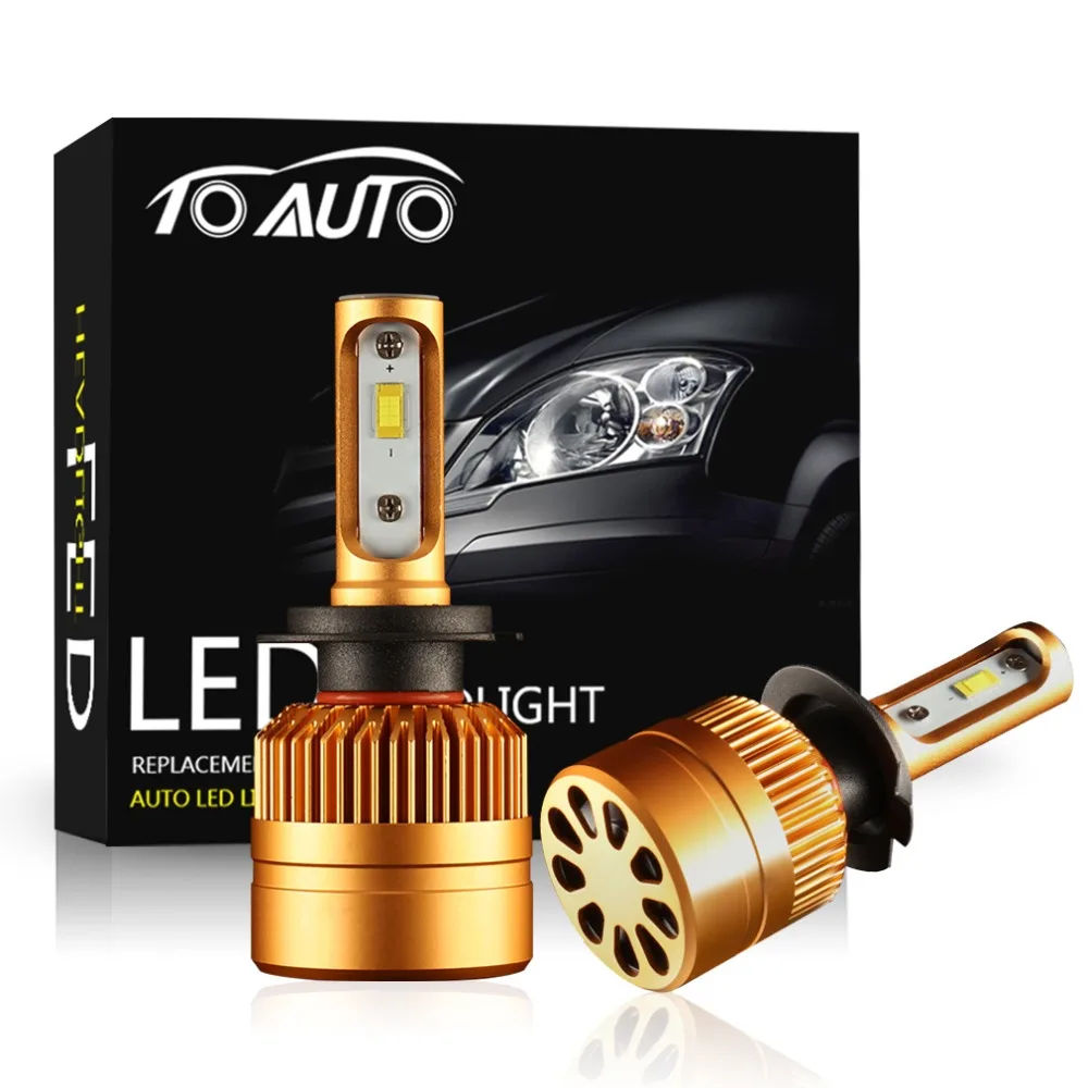 2 шт. Автомобильные светодиодные лампы H7 6000 лм 12 В 24 В|headlights bulbs h7|led headlight bulb h7led