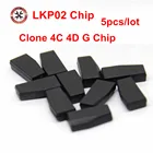 2018 новейший 5 шт. LKP02 чип-транспондер клон 4c 4d G чип-транспондер LKP02 чип Бесплатная доставка
