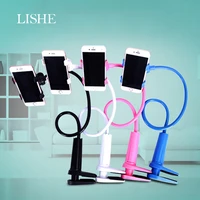 Universal Phone Stand 360 Rotating Flexible Long Arm lazy Holder Clamp Bed Desktop Car Selfie Mount Support For iphone Samsung