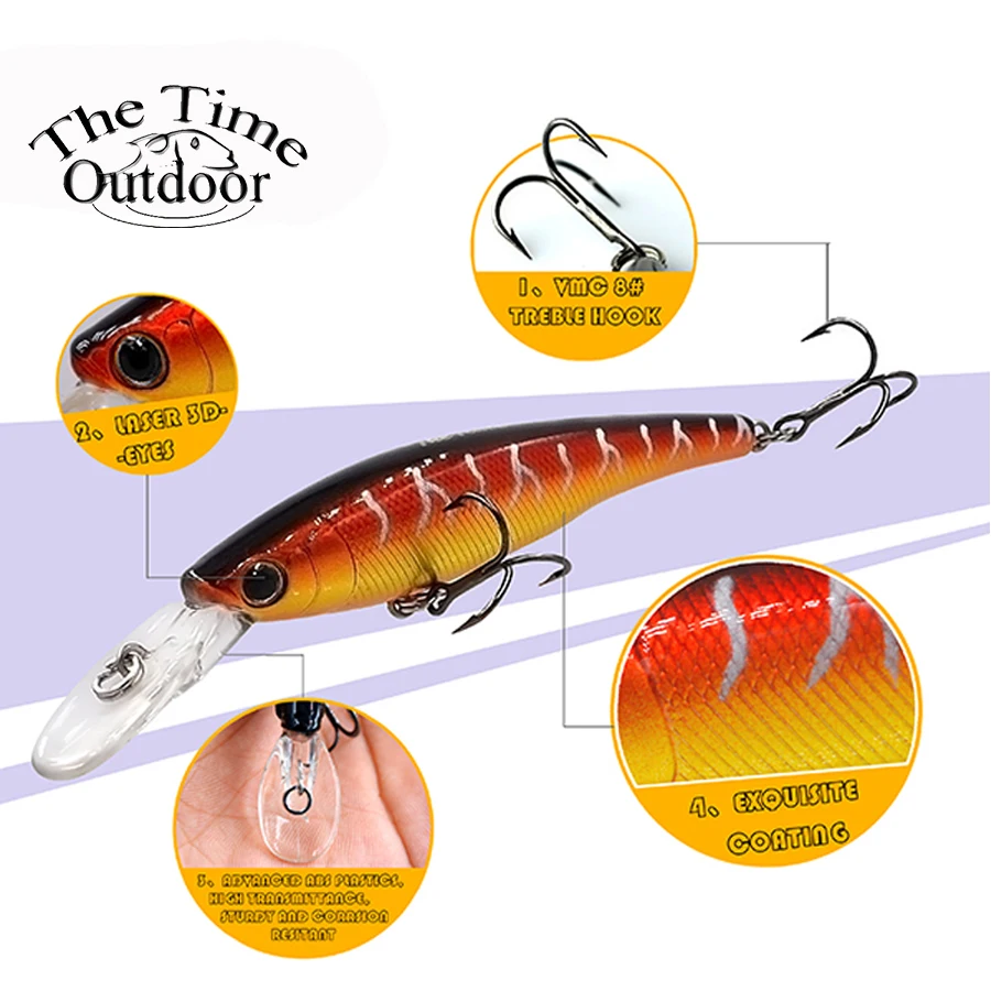 Новинка плавающая приманка гольян для рыбалки жесткая искусственная наживка