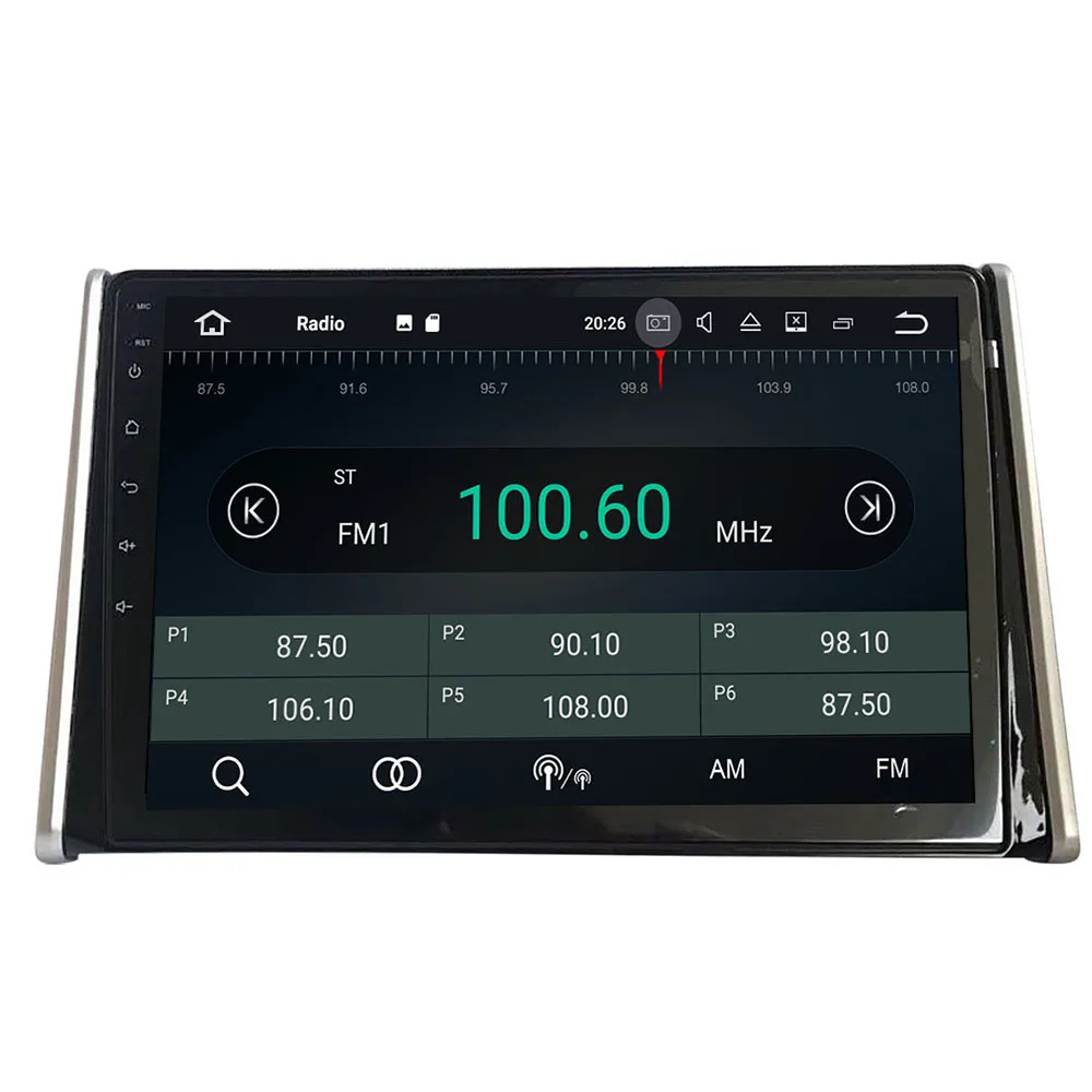 Автомобильный dvd android 10 Восьмиядерный px5 для Toyota rav4 2019 2020 4 Гб RAM GPS навигация