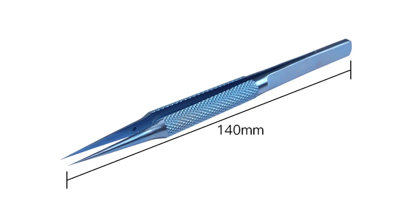 Титан Сплав Точность нержавеющая сталь tweezers профессиональные инструменты для