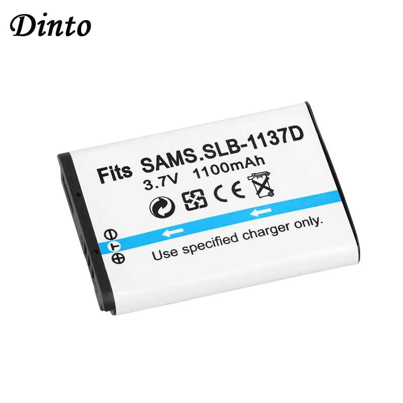 Dinto 1 шт. 1100 мА/ч, SLB-1137D SLB1137D SLB 1137D Камера Батарея FNP-60 FNP60 Li-20B Li20B K5000 батареи для samsung L74 NV11