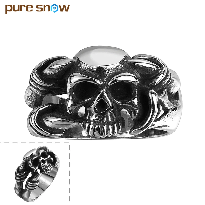 2017 прямые продажи с фабрики Мода новых ретро в стиле панк модные череп головы