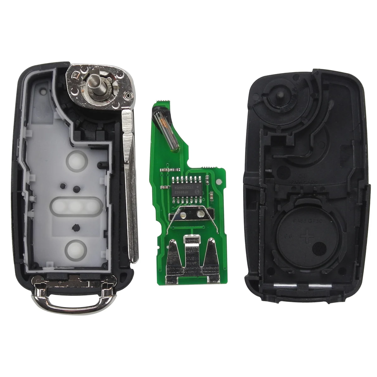 10x дистанционный ключ для VW Golf Tiguan Polo Passat CC SEAT Skoda Mk6 Octavia Jetta Beetle 3 B откидной 434 МГц ID48