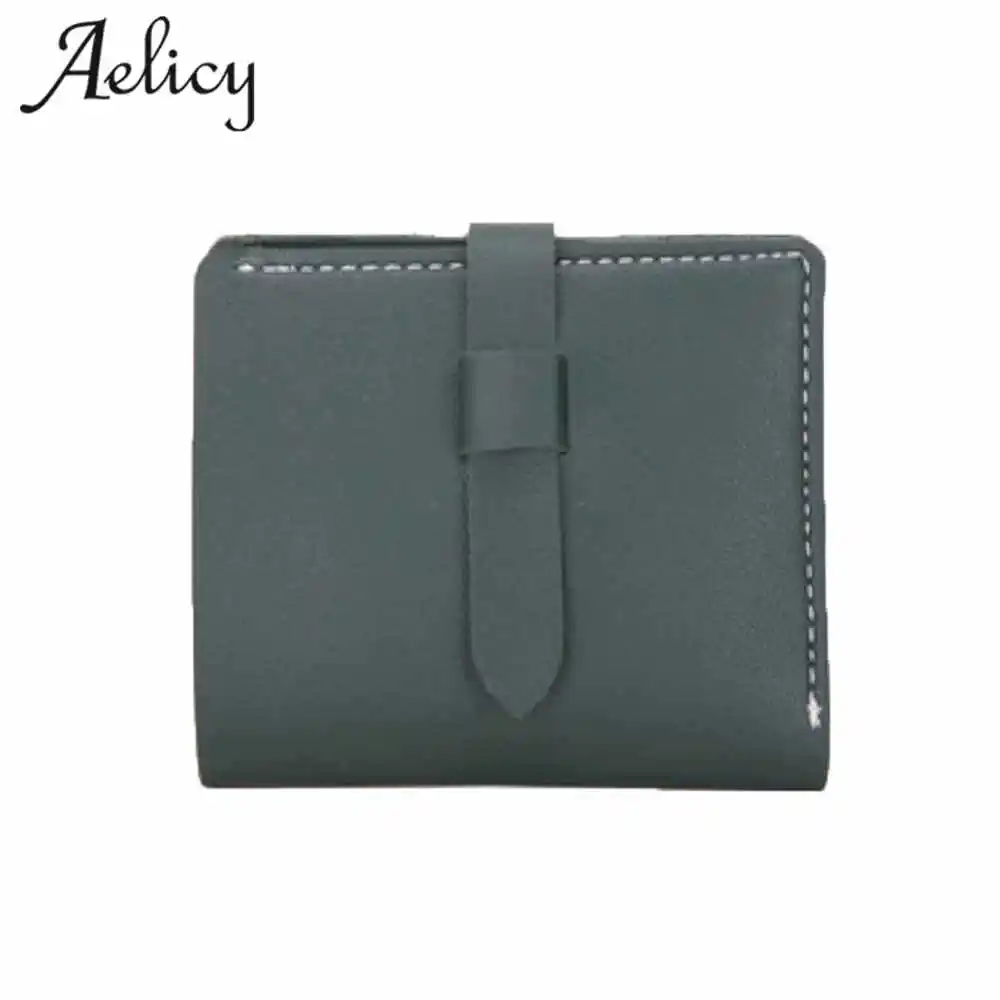 Aelicy модные женские кошельки с ремнем короткий клатч Модный маленький женский