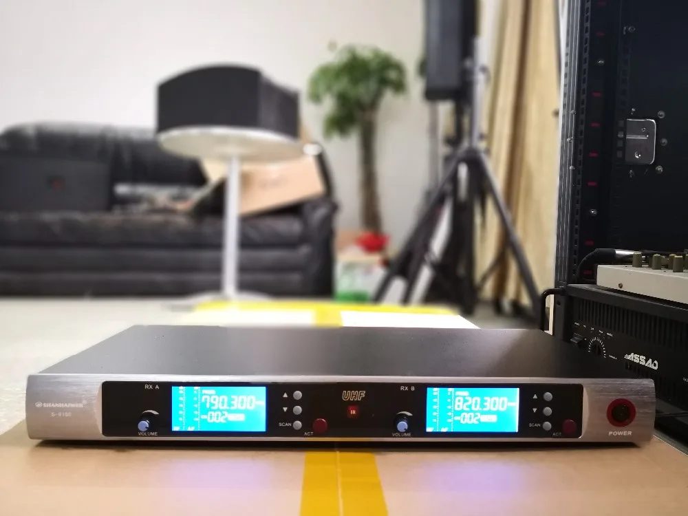 UHF 2*100 двухканальный Профессиональный Конференц зал беспроводной микрофон ИК для