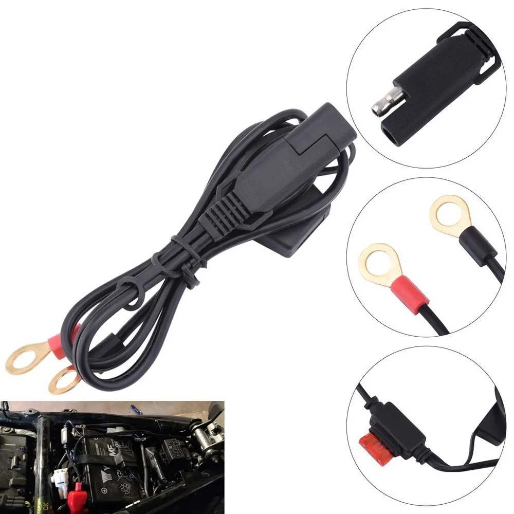 SPEEDWOW 12V зарядное устройство мотоцикла терминал к SAE быстро отсоединить кабель мотоцикла батарея выходной разъем