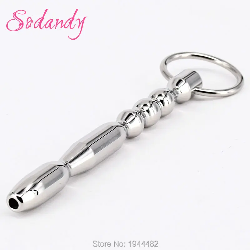 Силиконовая пробка для пениса из нержавеющей стали металлический уретрный