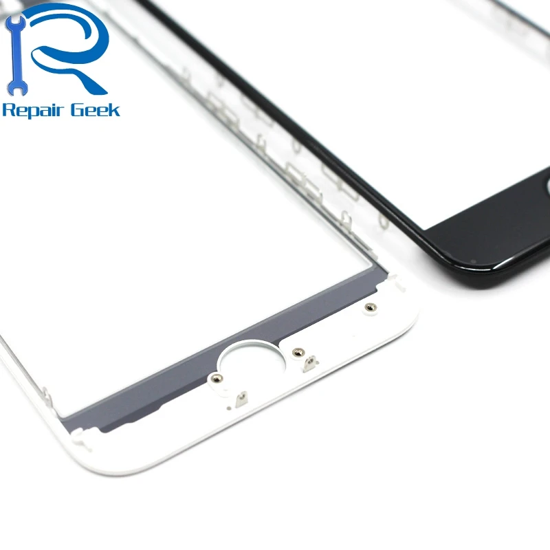 50pcs Premium AAA Quality Cold Press 3 in 1 Front Screen Glass with Frame OCA For iPhone 8 7 6 6s plus 5s 5c 5 Replacement | Мобильные