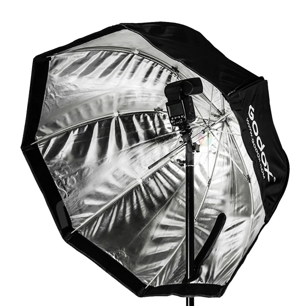 Godox фотостудия 120 см 47in переносной восьмиугольный Зонт софтбокс Speedlite Flash Speedlight софтбокс Brolly Reflector