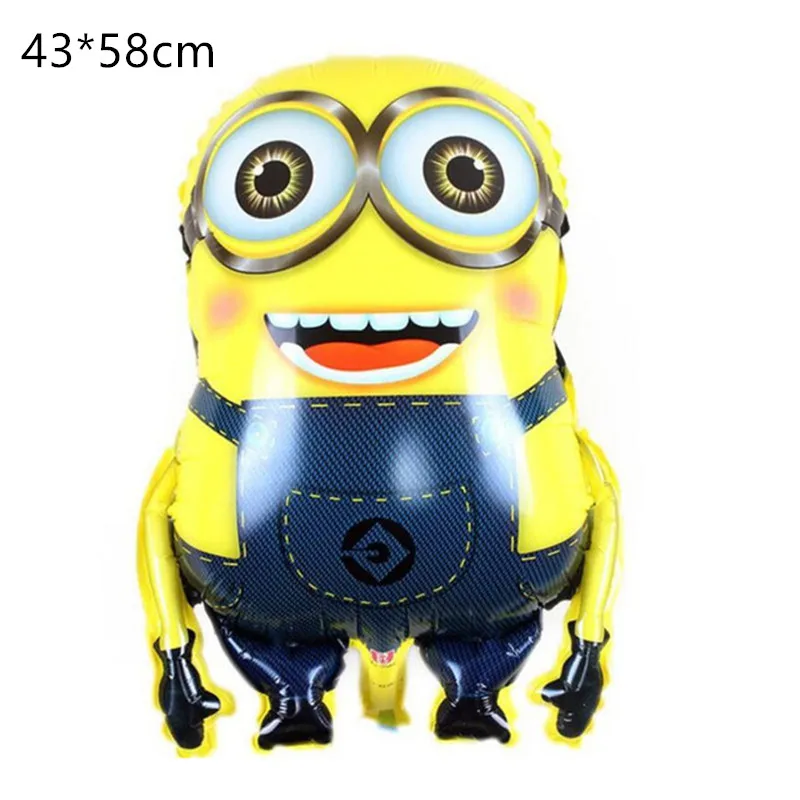 Balloons 1pcs 6 шт./компл. забавные принадлежности для вечеринки с миньонами конфетная Коробка Чехол Подарочная коробка для дня рождения пользу аксессуар для дня рождения с принтом «Миньоны» вечерние украшения - Цвет: Balloons 1pcs