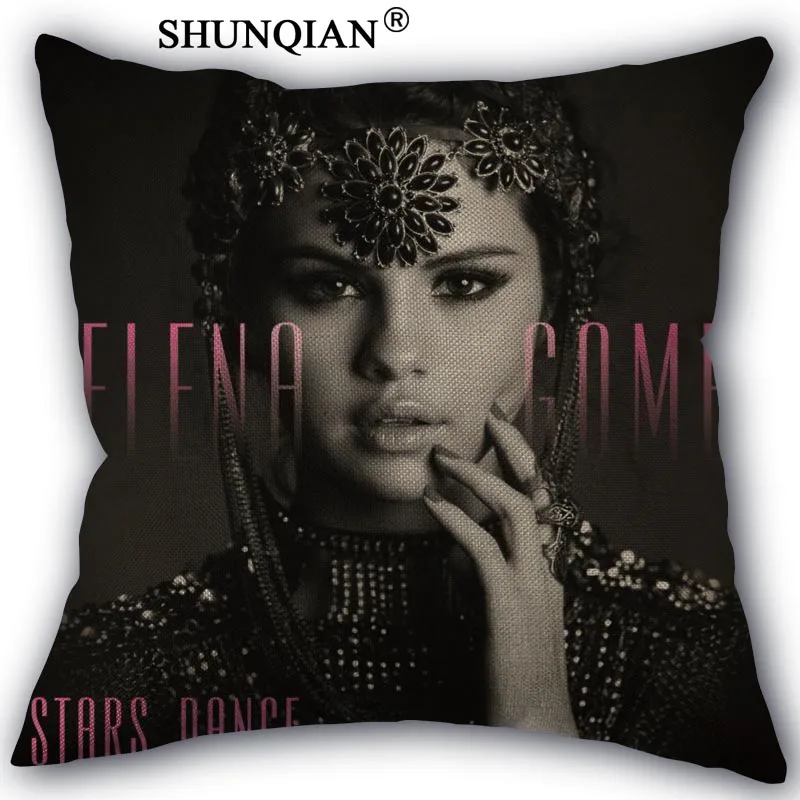 Индивидуальная наволочка Селена Гомез наволочки из хлопка на заказ декоративная