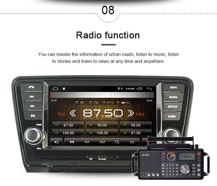 JDASTON Android 8,1 DVD плеер автомобиля для SKODA Octavia 2013 Мультимедиа gps навигации 2 Дин радио ips стерео wi fi SD